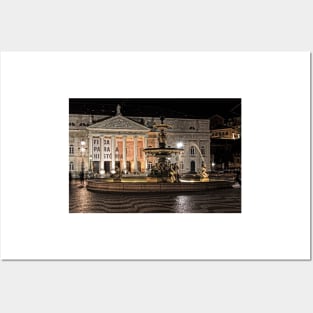 Scenes From Praca do Rossio - 4 © Posters and Art